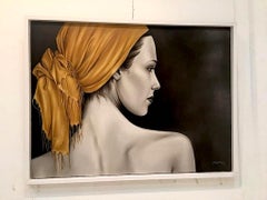 "Untitled" Oil painting 24" x 32" inch by Yousra Hafad