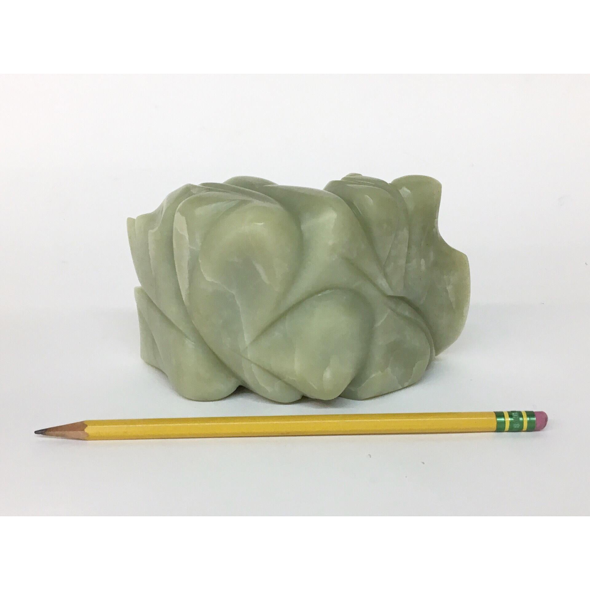 Scultura in pietra ollare TANGLE 6 1/2 × 4 × 3 pollici di Melanie Newcombe 6