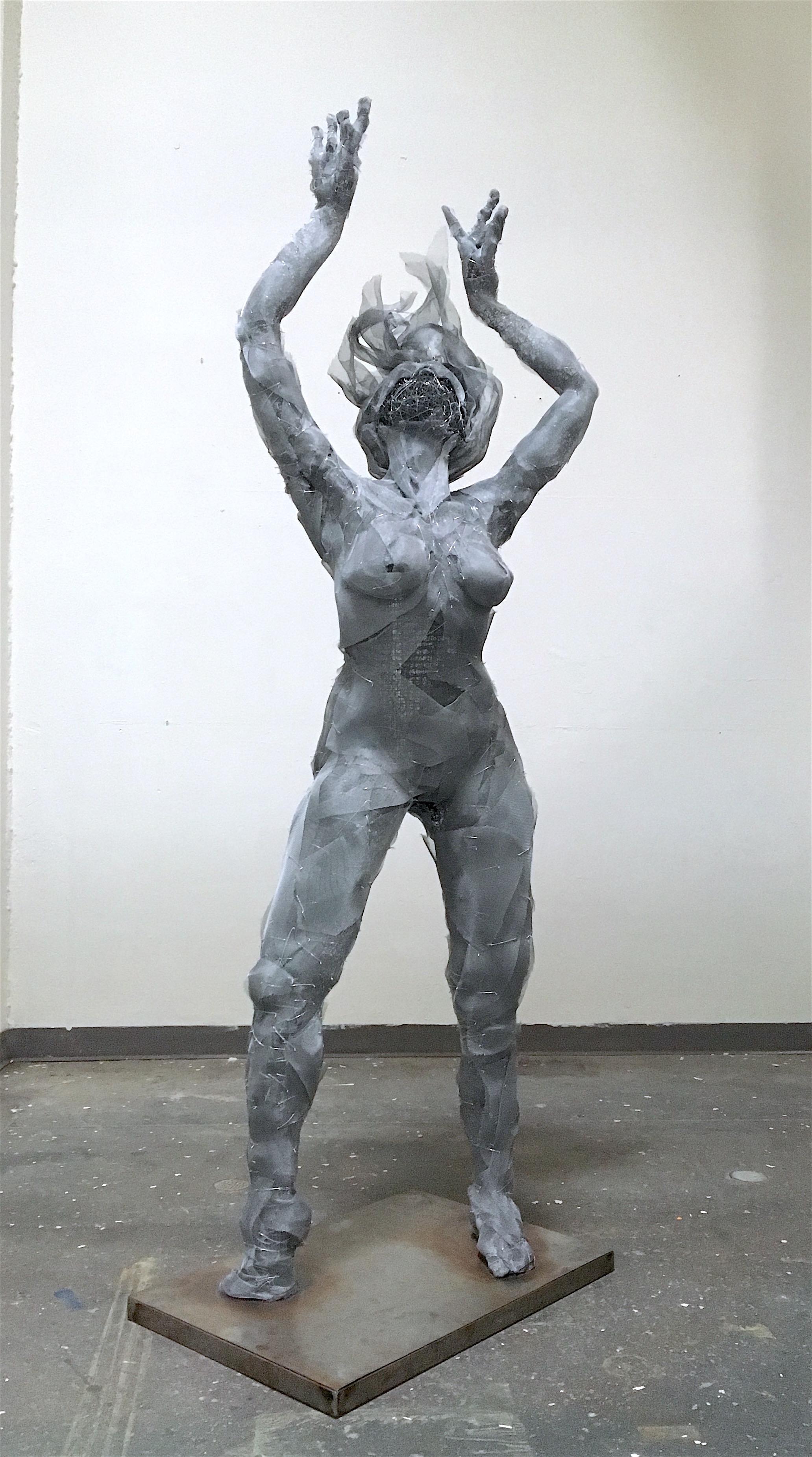 "Athena" Sculpture 89"x30"x20" inch by Melanie Newcombe
