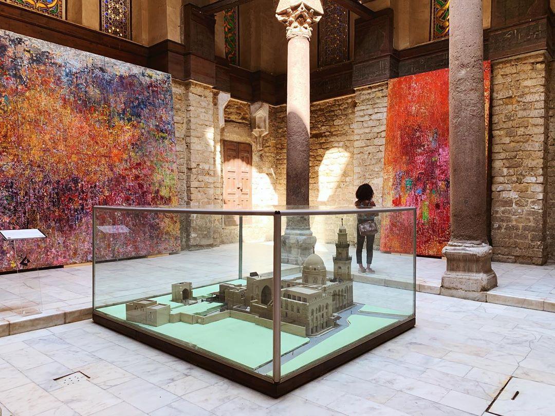 „Colors of Civilization“ Gemälde auf Leinwand und Karton 173'x204'in von Ahmed Farid 13