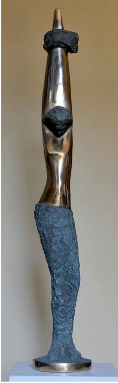"Desire Under Stress VIII" Bronze sculpture 53x7x7 in by Sarkis Tossonian