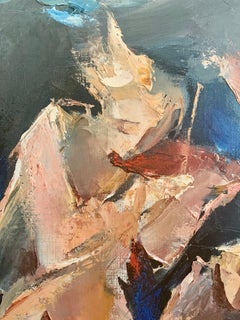 "Musicians. Violin" Oil Painting 31" x 23" inch  by Raphael Aslanyan