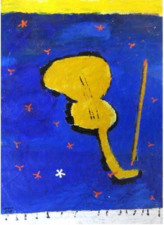 "Leier" Ölgemälde 49 "x 30" Zoll von Ashraf Zamzami