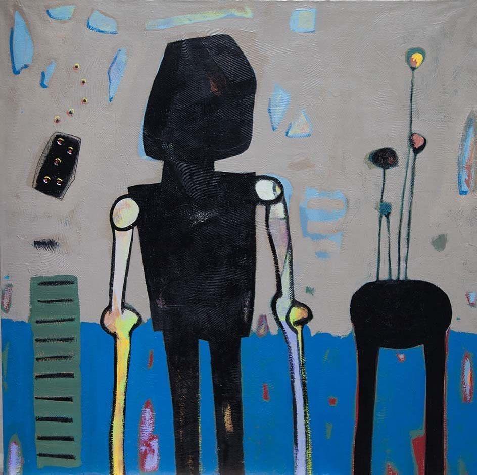 "Untitled" Painting 39" x 39" inch by Ahmed Gaafary

* Due to the Ministry of Culture policy, handling time (paperwork) may take up to 2-3 weeks. 

Nabokov’s Signs Ahmed Gaafary takes Vladimir Nabokov’s phenomenal short story “On Signs and Symbols”