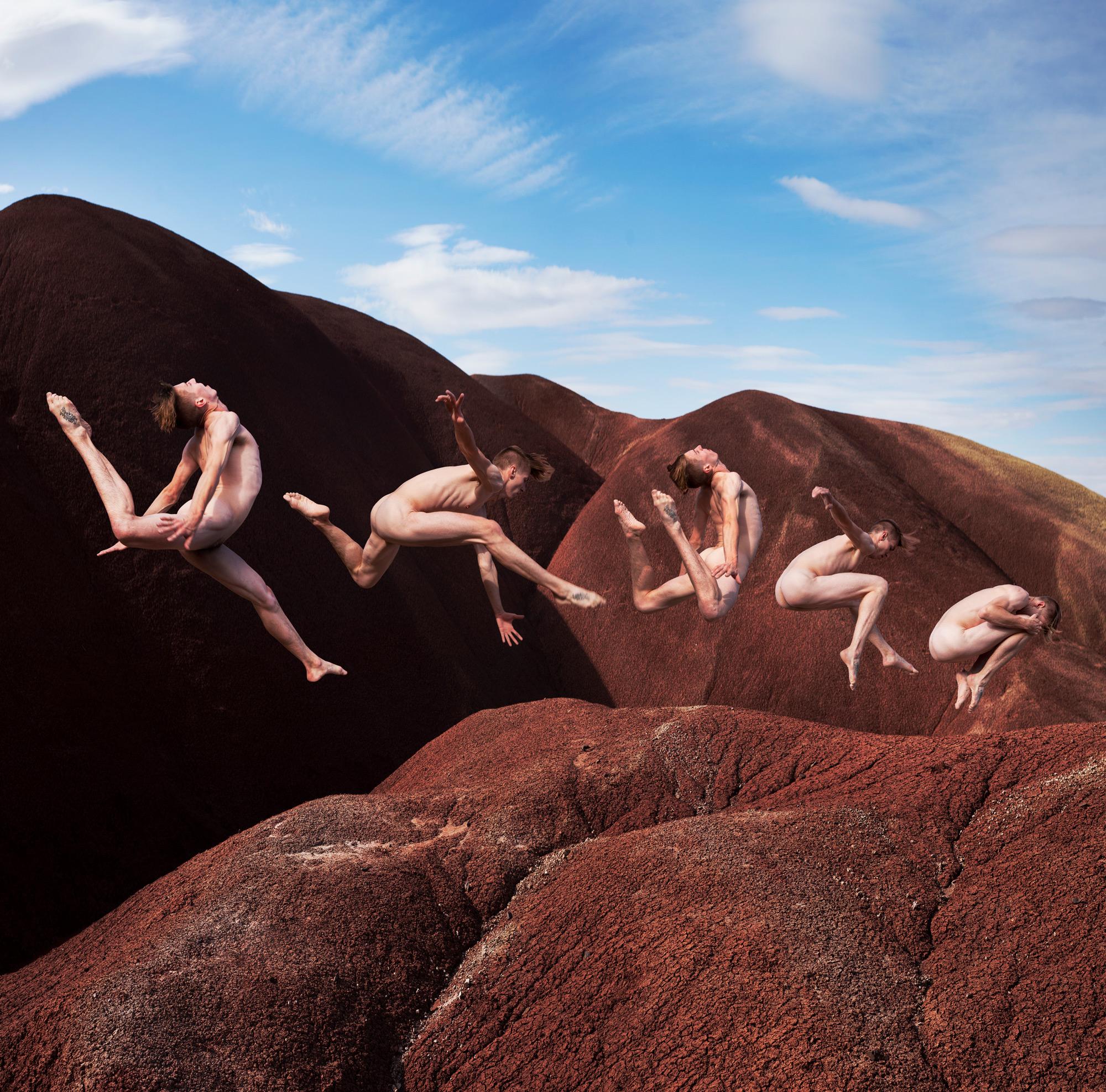 "Evolution Of Jump" Photography 20" x 20" inch Ed. 1/36 by Rob Woodcox