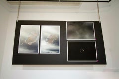 "Drift 16" Fotografía abstracta de paisaje aéreo 30" x 20" Edición de 10 por Rowan Daly