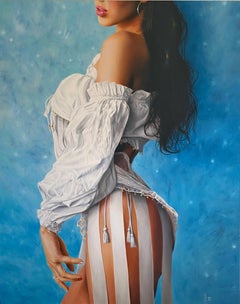 "Apsara" Oil Painting 59" x 47" inch by Dmitriy Krestniy