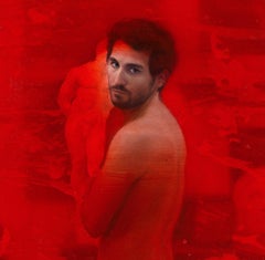 "Lucas" Oil Painting 15" x 15" inch by Jordi Diaz Alamà