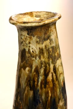 Abstract Primitive Sculpture Art  - White Clay, Ash Glazed Large Ceramic Pottery