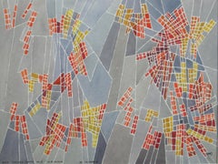Hildegarde Haas abstract work on paper from her classical music series 