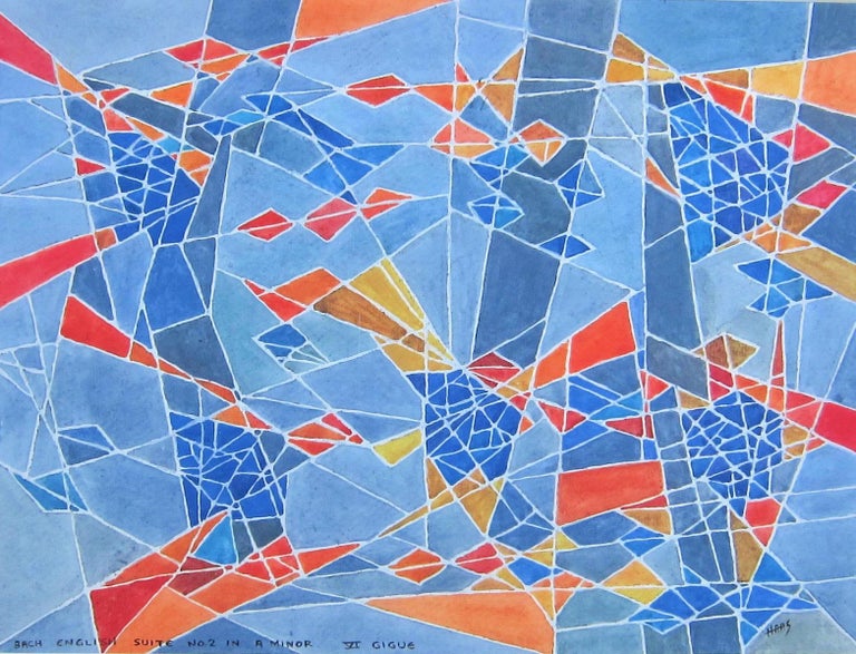 20th Century Abstract Painting By Hildegarde Haas