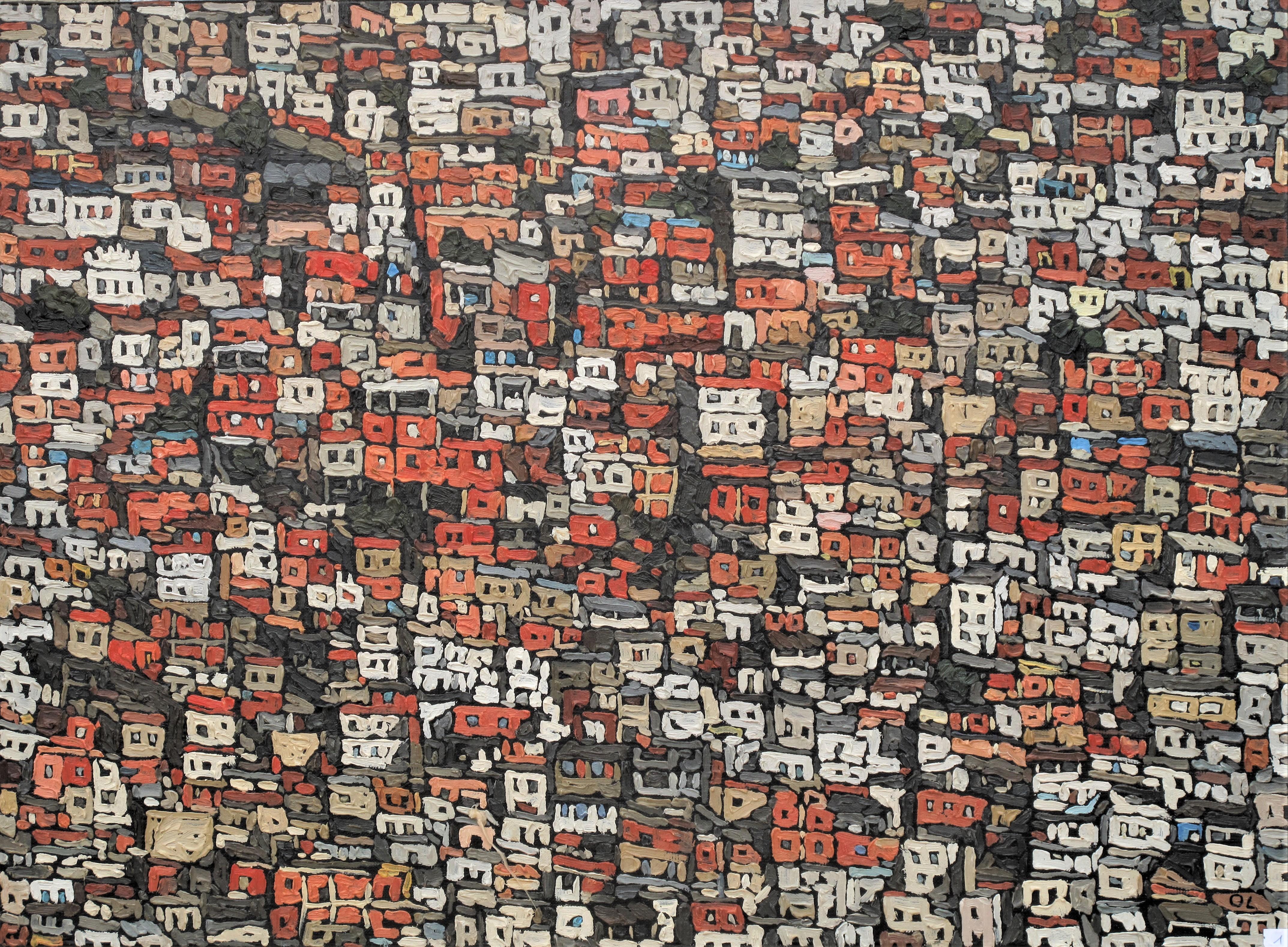 Landscape Painting Olivier Lavorel - 1708 - Favelas Rio