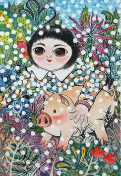 Korean Contemporary Art by S. S.-H. - Fantasy JesuisLand, The Island Girl Story