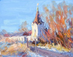 Russian Contemporary Art by Yuriy Demiyanov - Sketch with a Tower