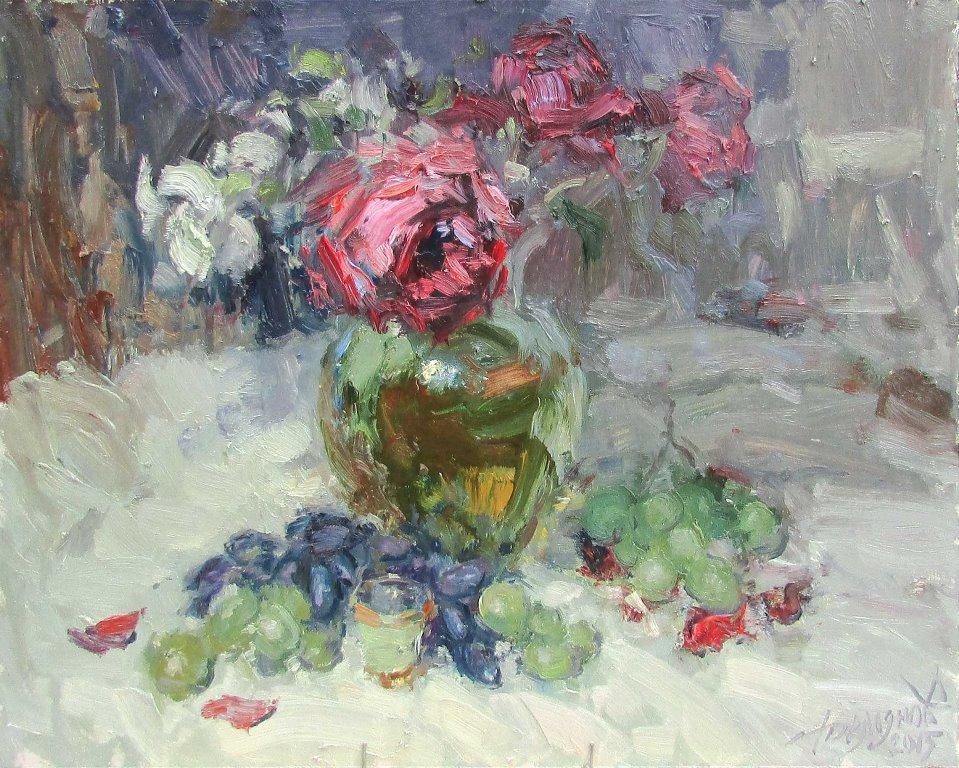 Art contemporain russe par Yuriy Demiyanov - Autumn Rose