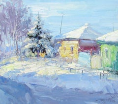 Russian Contemporary Art by Yuriy Demiyanov - Winter Snow