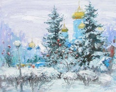 Russian Contemporary Art by Yuriy Demiyanov - Christmas Trees