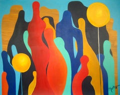 Arte contemporáneo austriaco de Brigitte Thonhauser-Merk - Les Gens