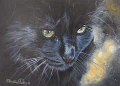 French Contemporary Animal Painting by Christine Pultz - Pin & Pan No.2