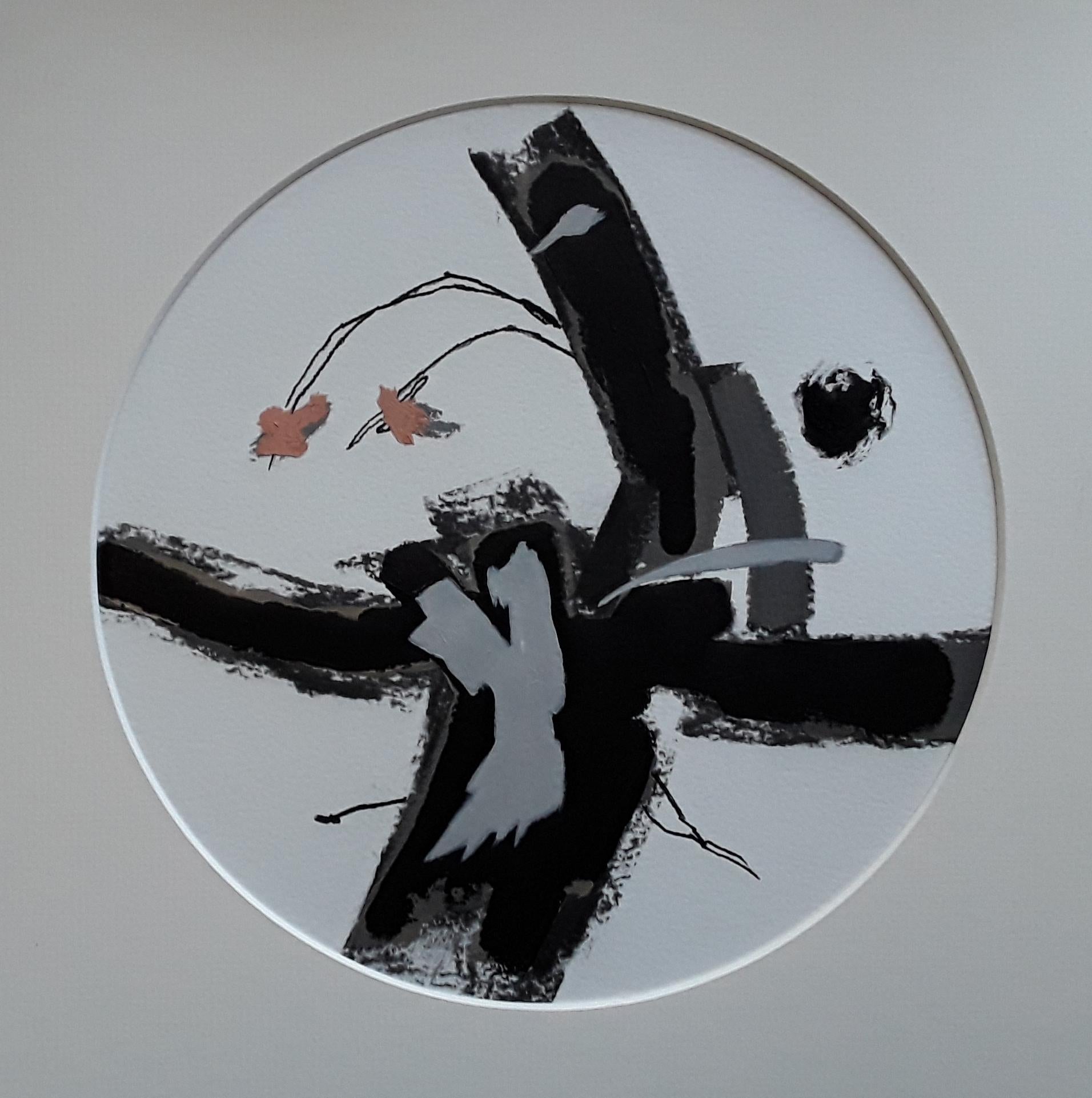 Daniel Cayo Abstract Drawing – Abstrakte zeitgenössische Kunst der abstrakten Malerei - Ohne Titel