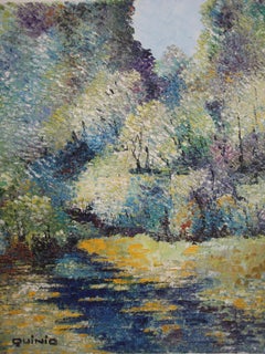 French Modern Art by Georges R. Quinio - En Forêt de Fontainebleau
