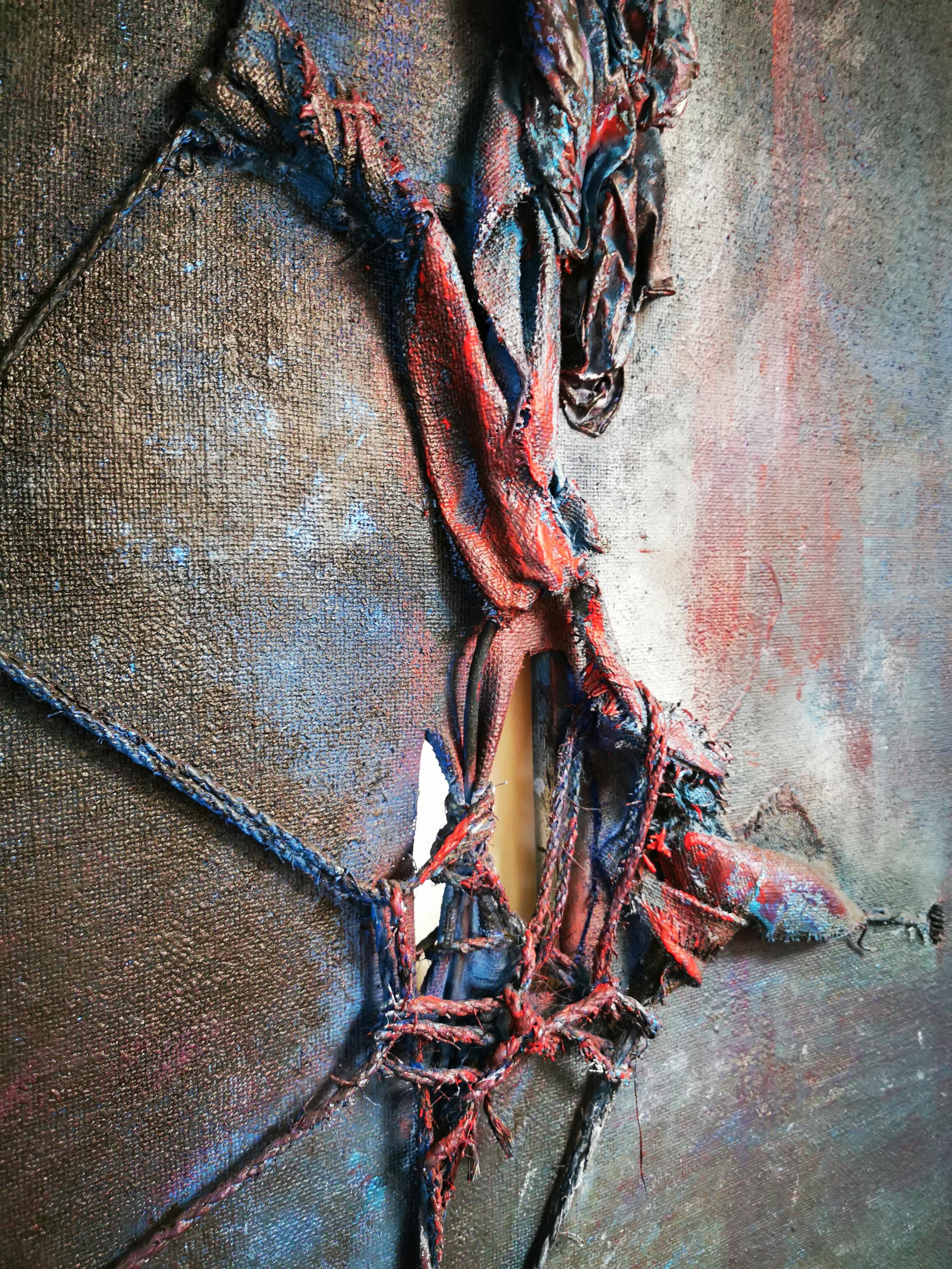 Arte contemporanea francese di Elodie Dollat - Khostangel III in vendita 1