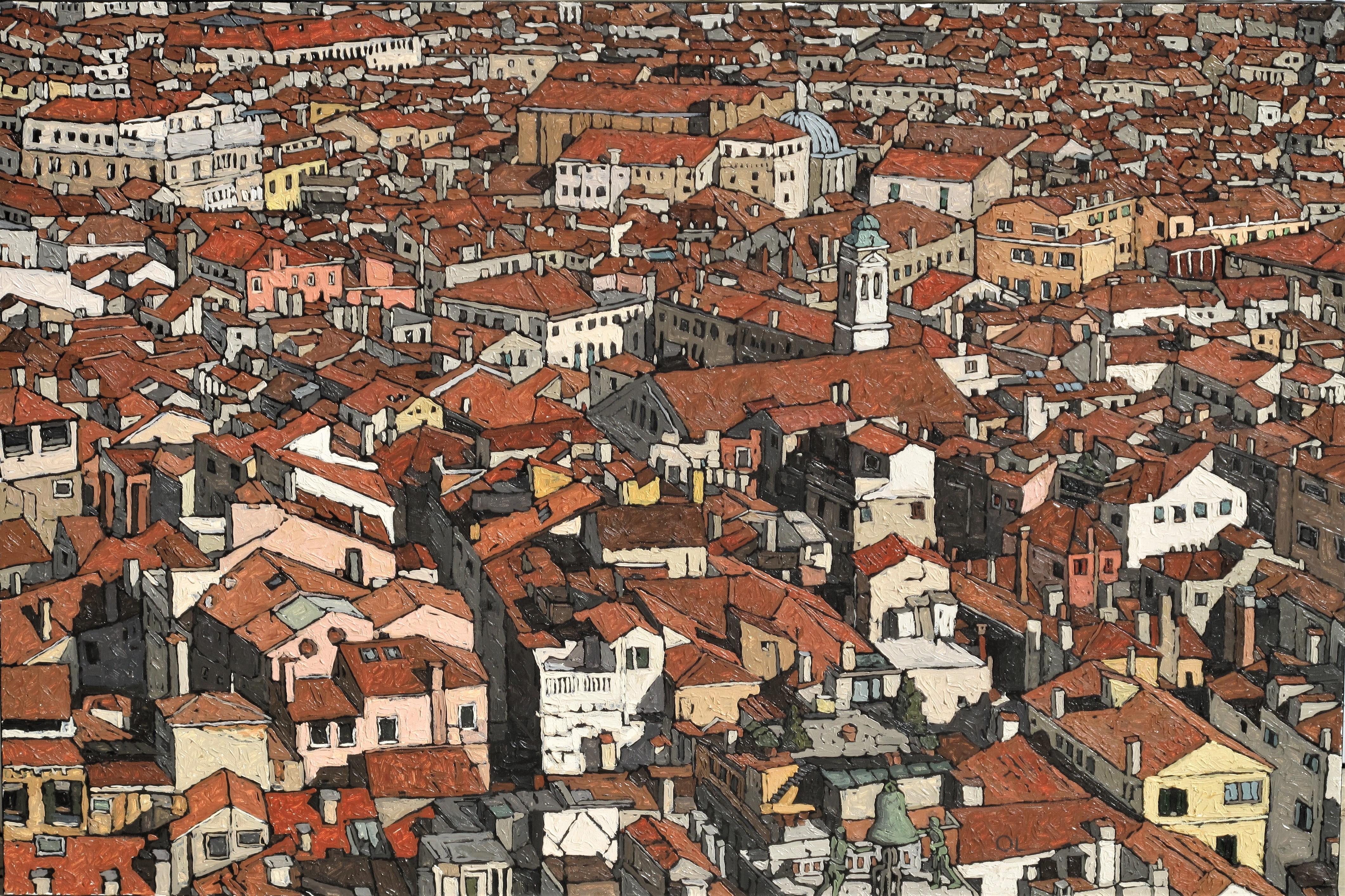 Olivier Lavorel Landscape Painting - 1901 - Venise