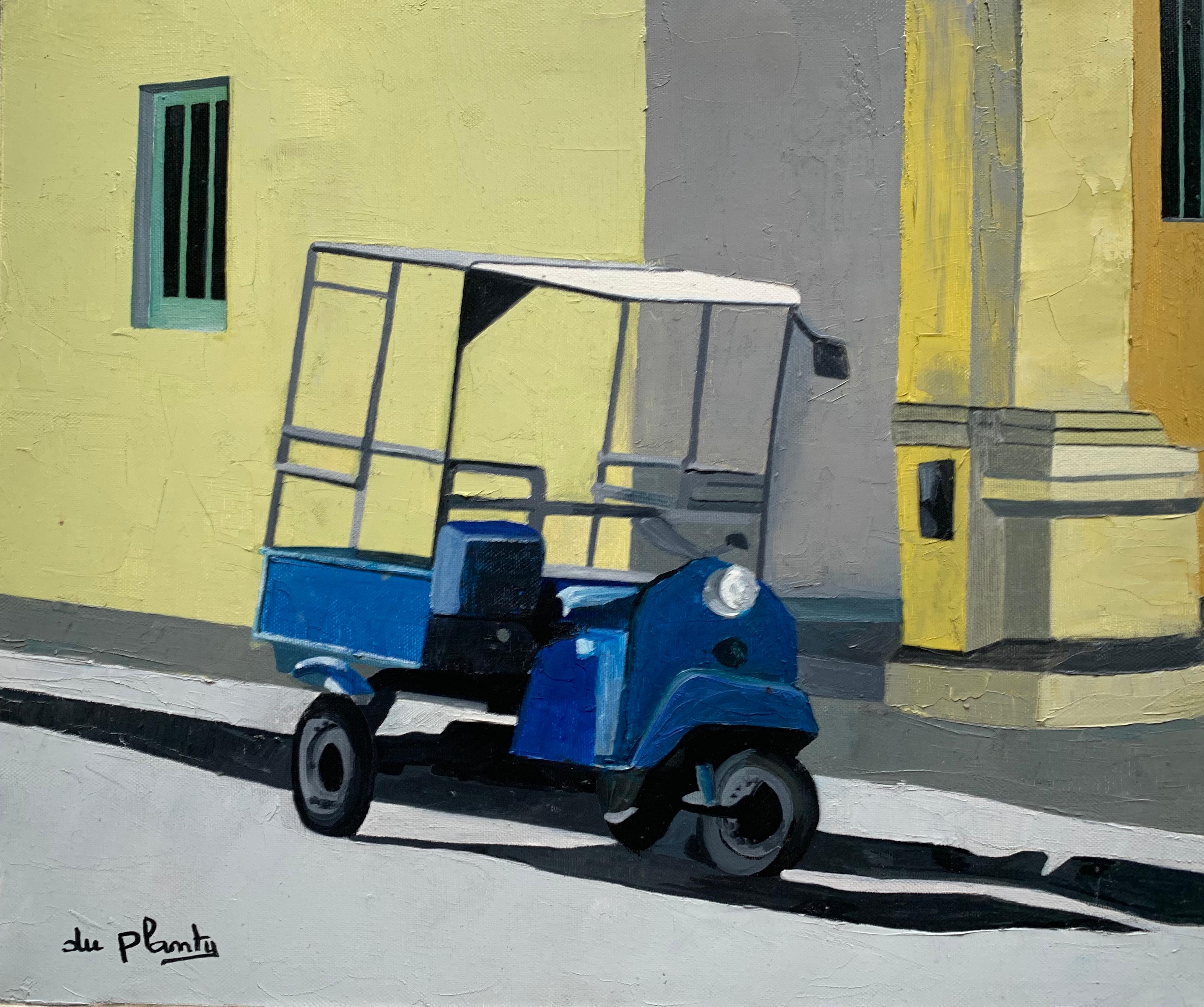 Oil on canvas

Anne du Planty is a French artist born in 1953 who lives & works in Paris, France.

Originally from North of France, she discovered lights of the South, the brightness of the sun, the shade of the alleyways while travelling in Cuba,