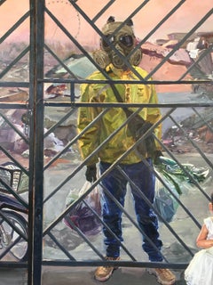 Chinesische zeitgenössische Kunst von Su Yu – Crying To the Sky
