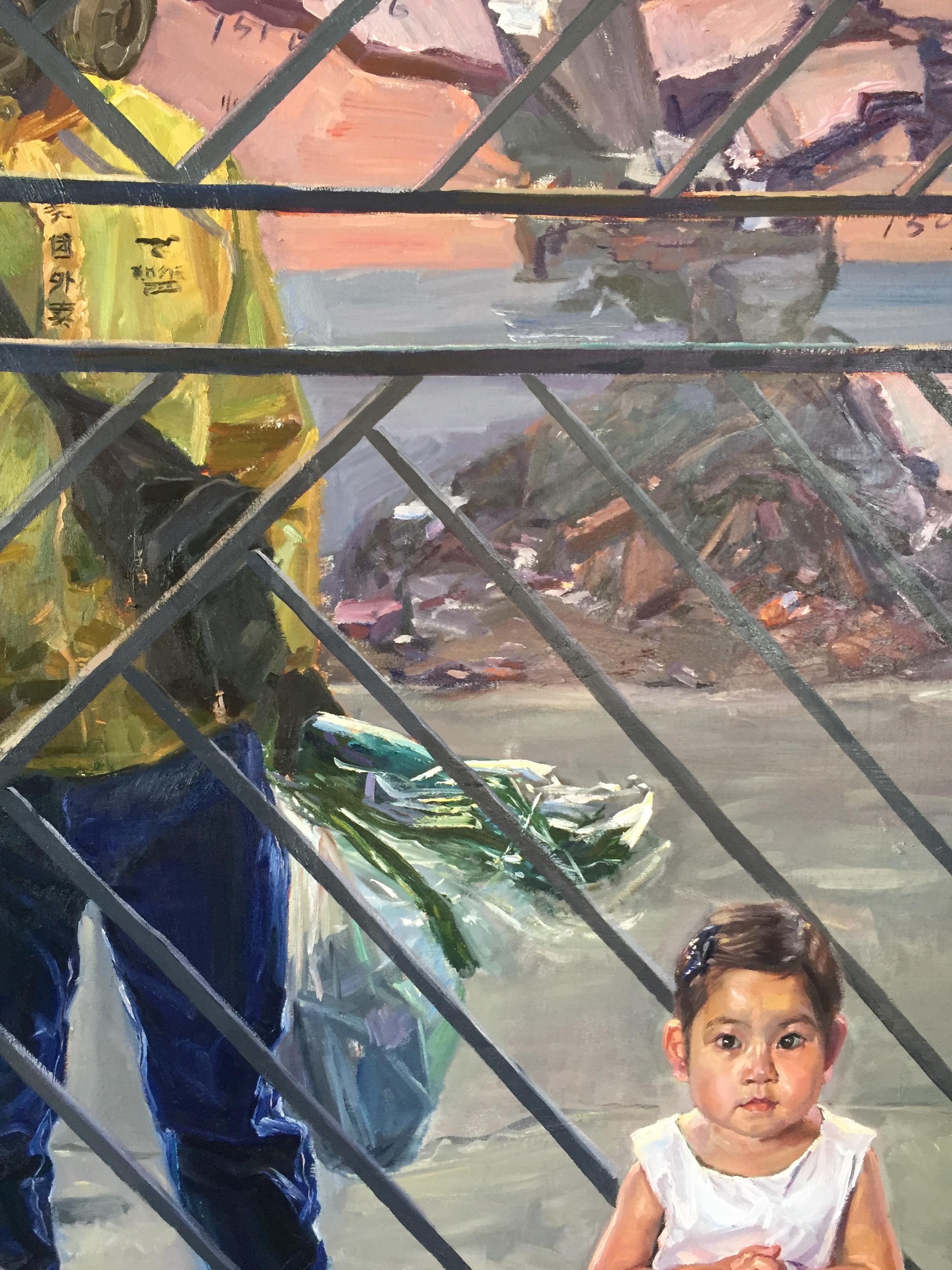 Arte contemporáneo chino de Su Yu - Llorar al cielo en venta 5