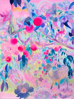 Japanese Contemporary Art by Minako Asakura - Peach Tree