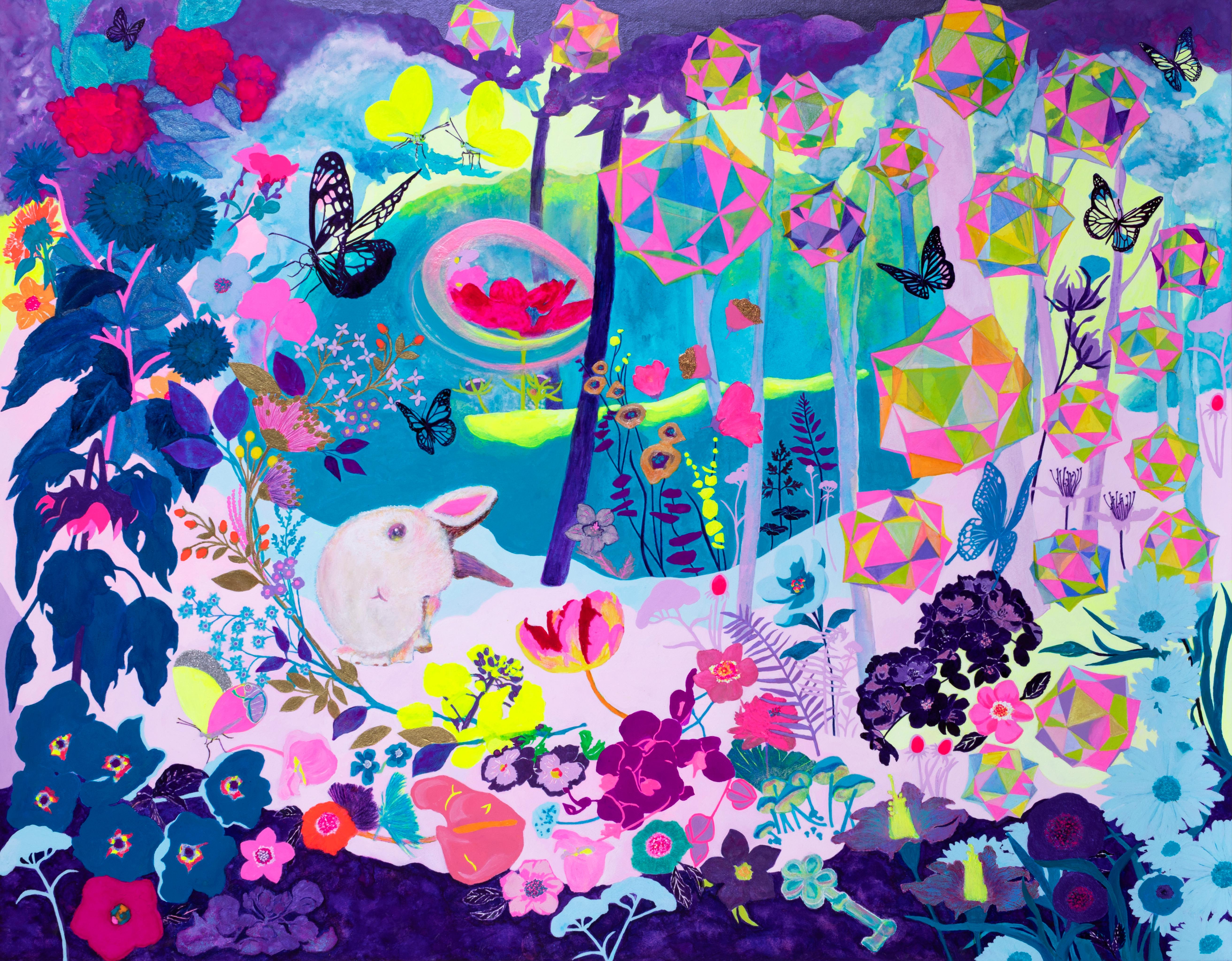 Japanese Contemporary Art by Minako Asakura - Fancy Forest