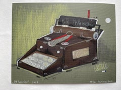 Georgian Contemporary Art by Nina Narimanishvili - Old Typewriter