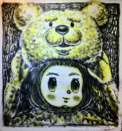 Koreanische zeitgenössische Kunst von Shin Seung-Hun - Heilendes Grünland, Teddybär