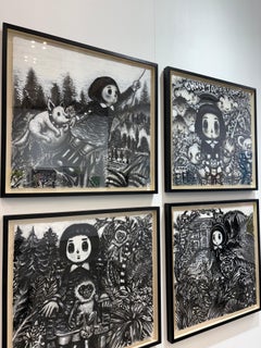 Korean Contemporary Art by Shin Seung-Hun - Healing Greenland Chunja, The Dog