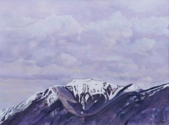 Arte contemporáneo suizo de Olivier Furter - Montaña Roja