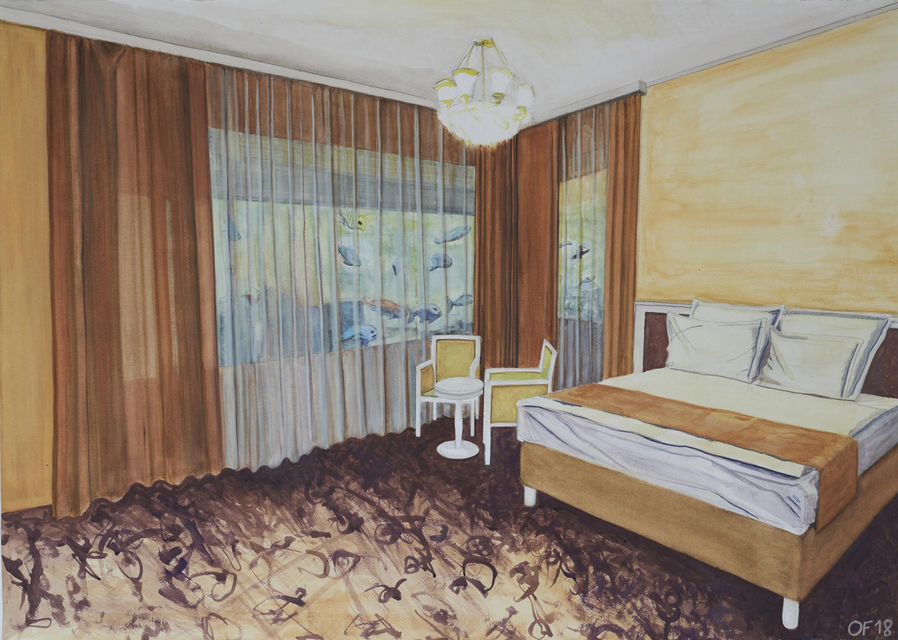 Zeitgenössische Schweizer Kunst von Olivier Furter - Zimmer I