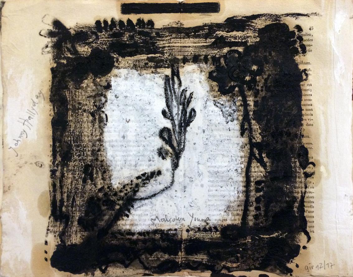 Collage sur papier