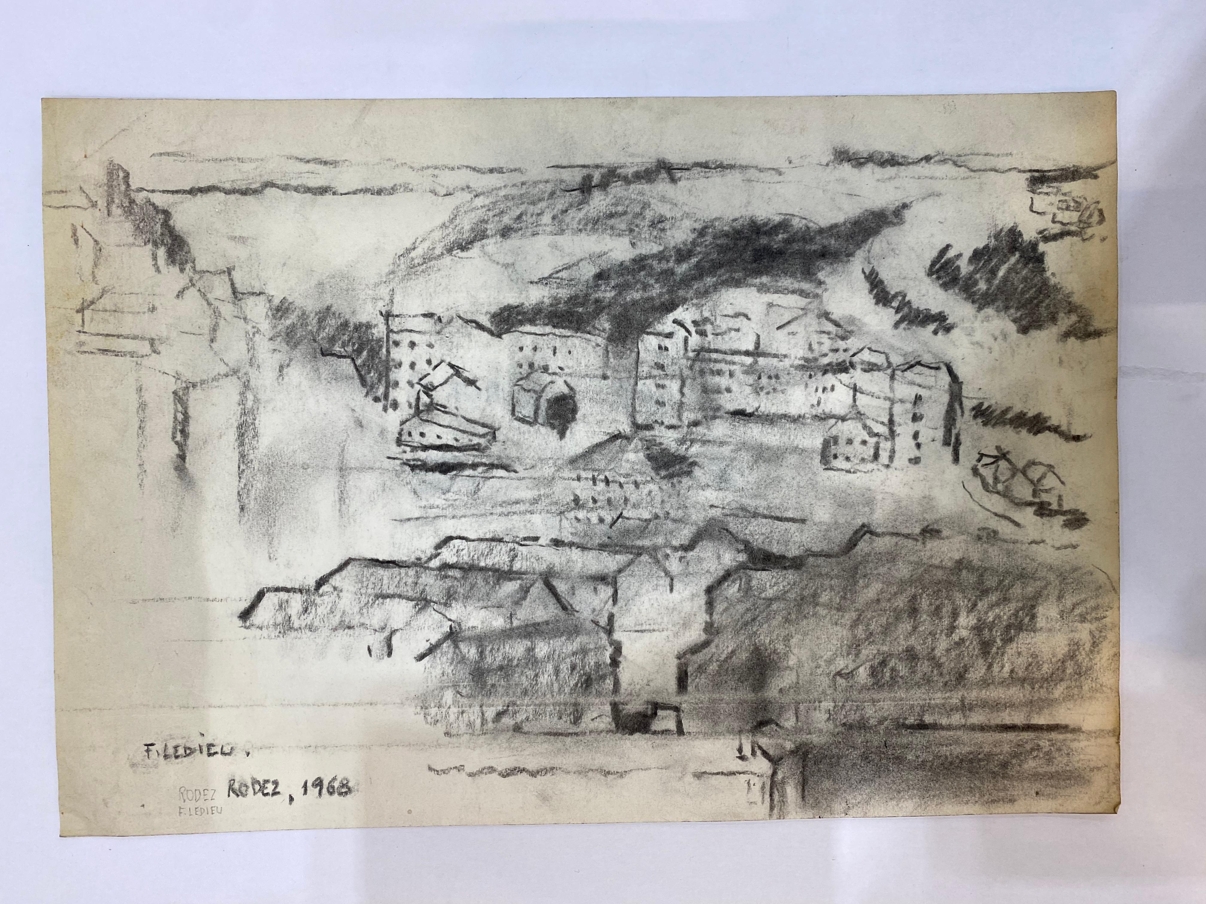 Arte contemporanea francese di Francine Ledieu - Rodez in vendita 1