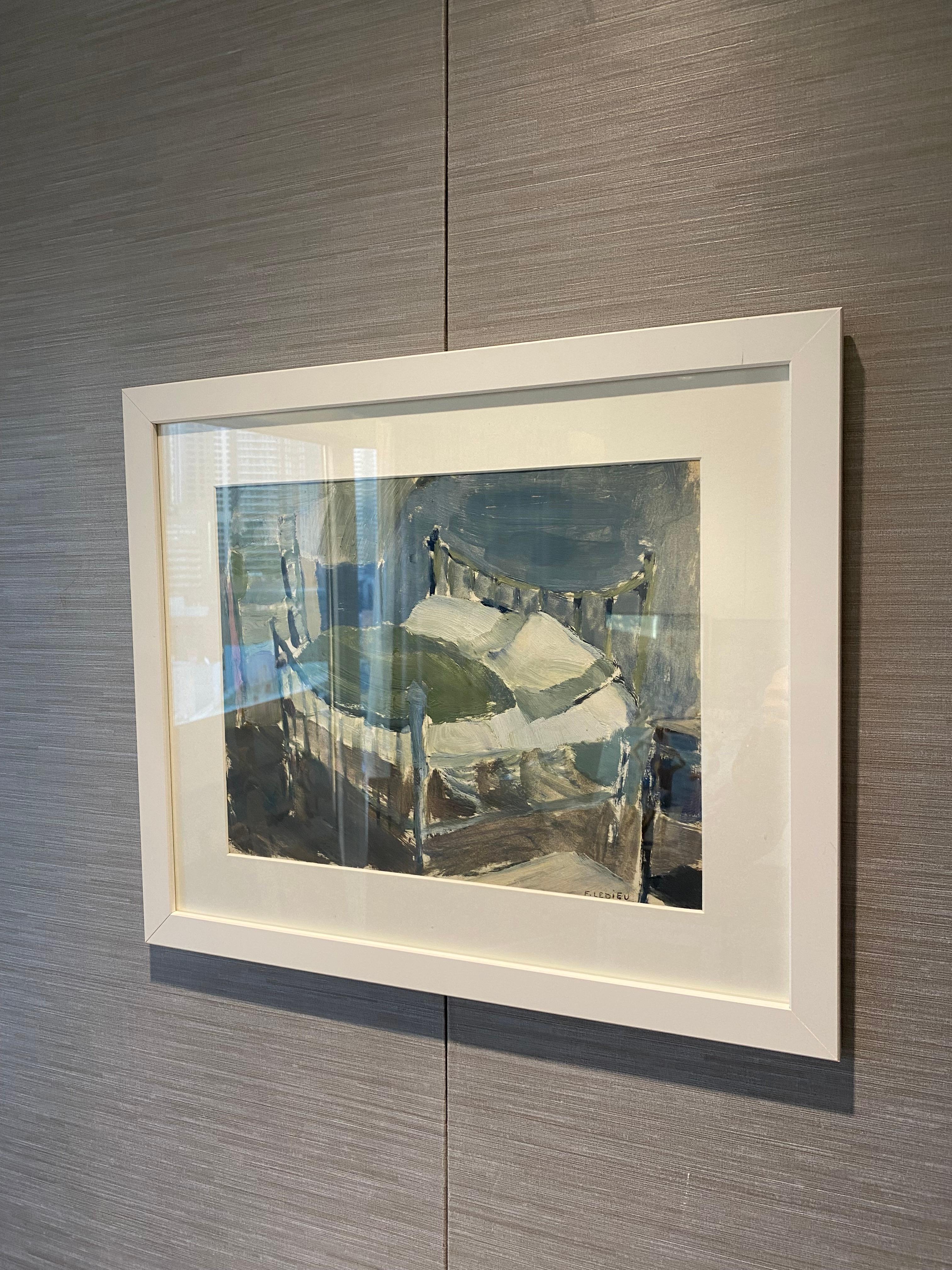French Contemporary Art by Francine Ledieu - Tramery, La Chambre For Sale 3