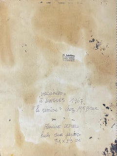 Zeitgenössische französische Kunst von Francine Ledieu - Vacances à Lorgues