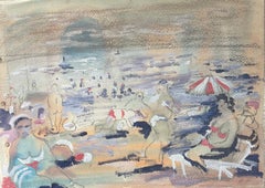 Georgian Contemporary Art by Giorgi Kukhalashvili - Black Sea Beach