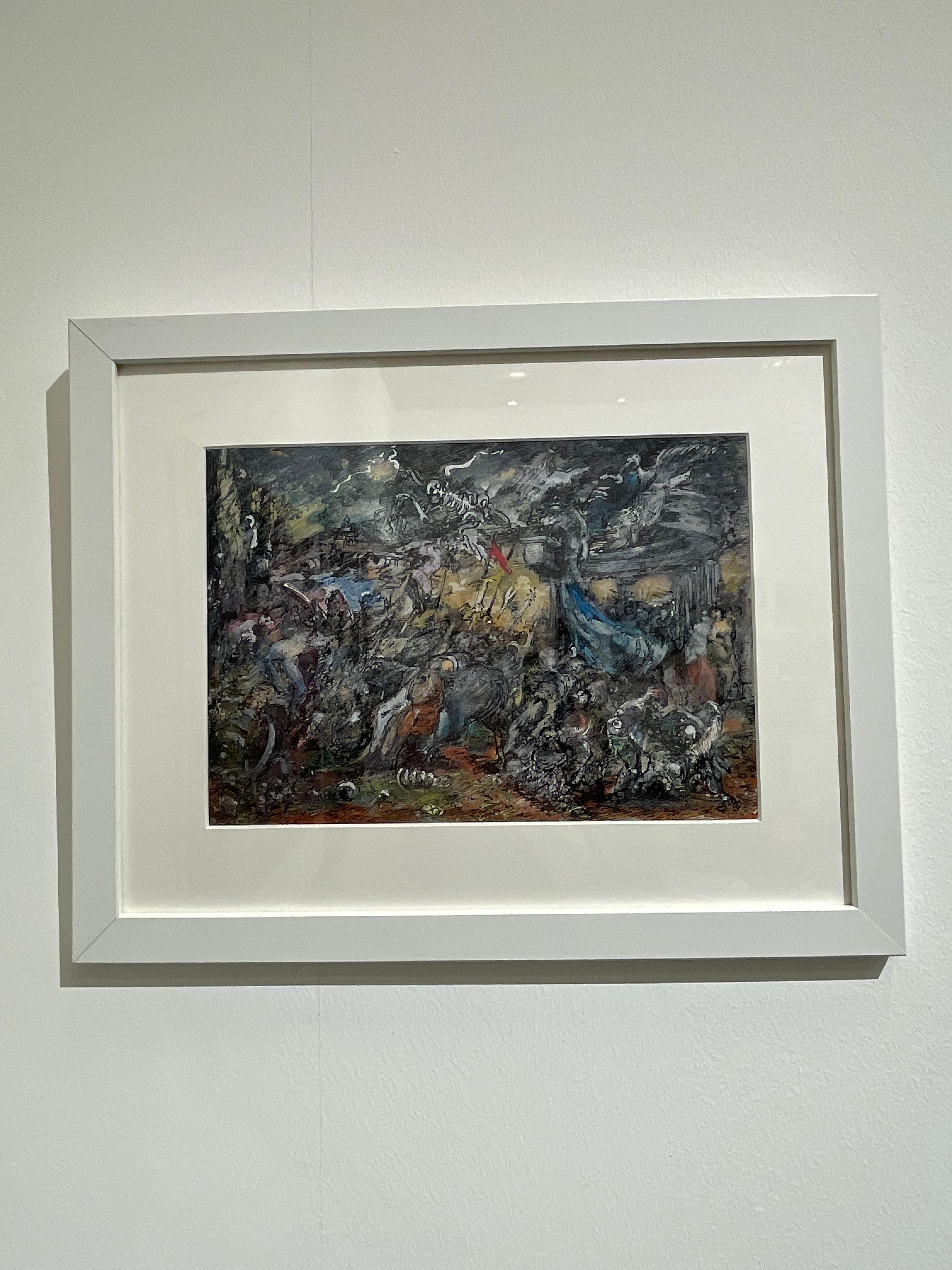 Art contemporain géorgien par Giorgi Kukhalashvili  War and Peace de Tolstoi en vente 2