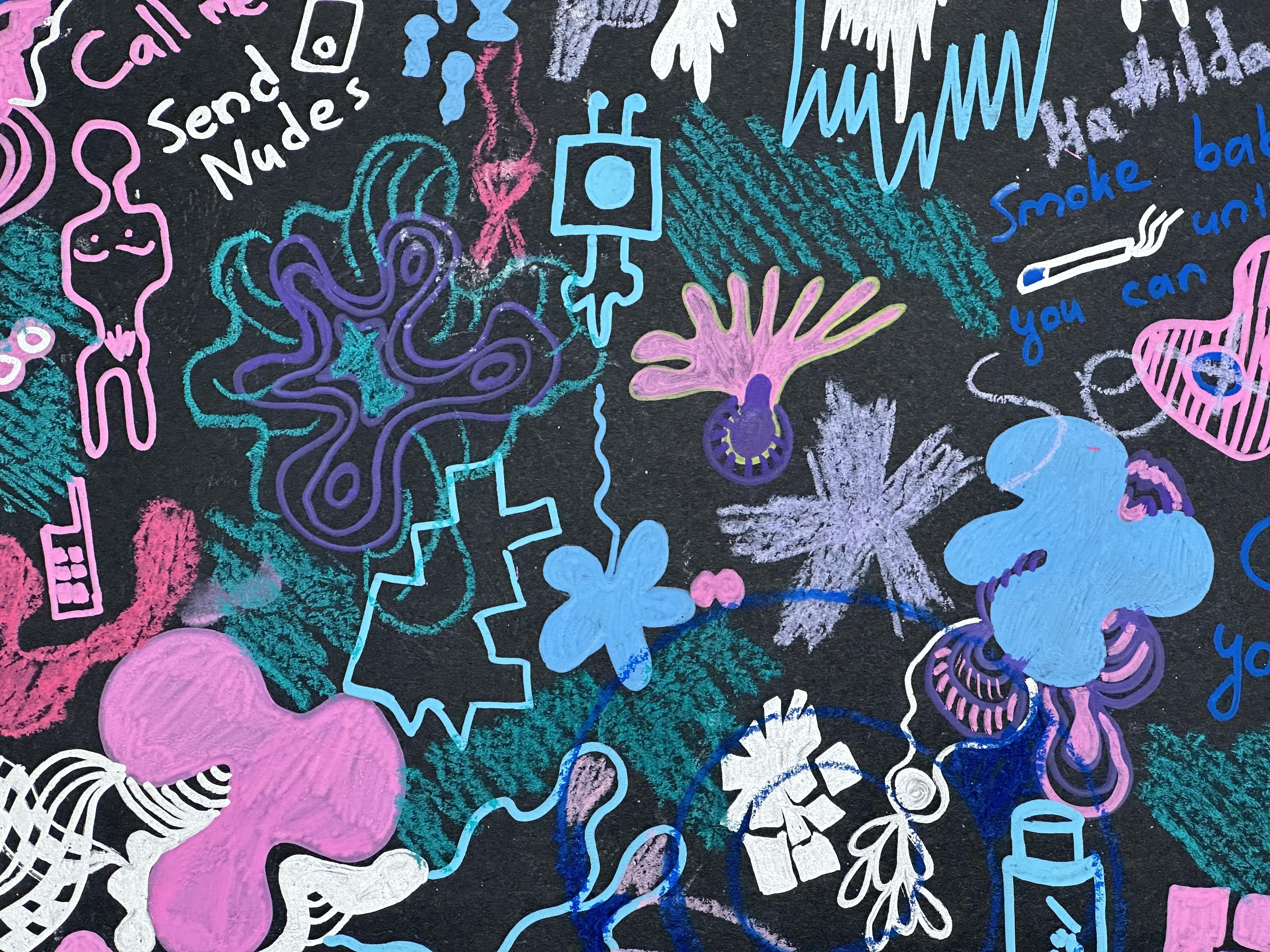Georgianische zeitgenössische Kunst von Tamta Chachanidze – Send Nudes im Angebot 1