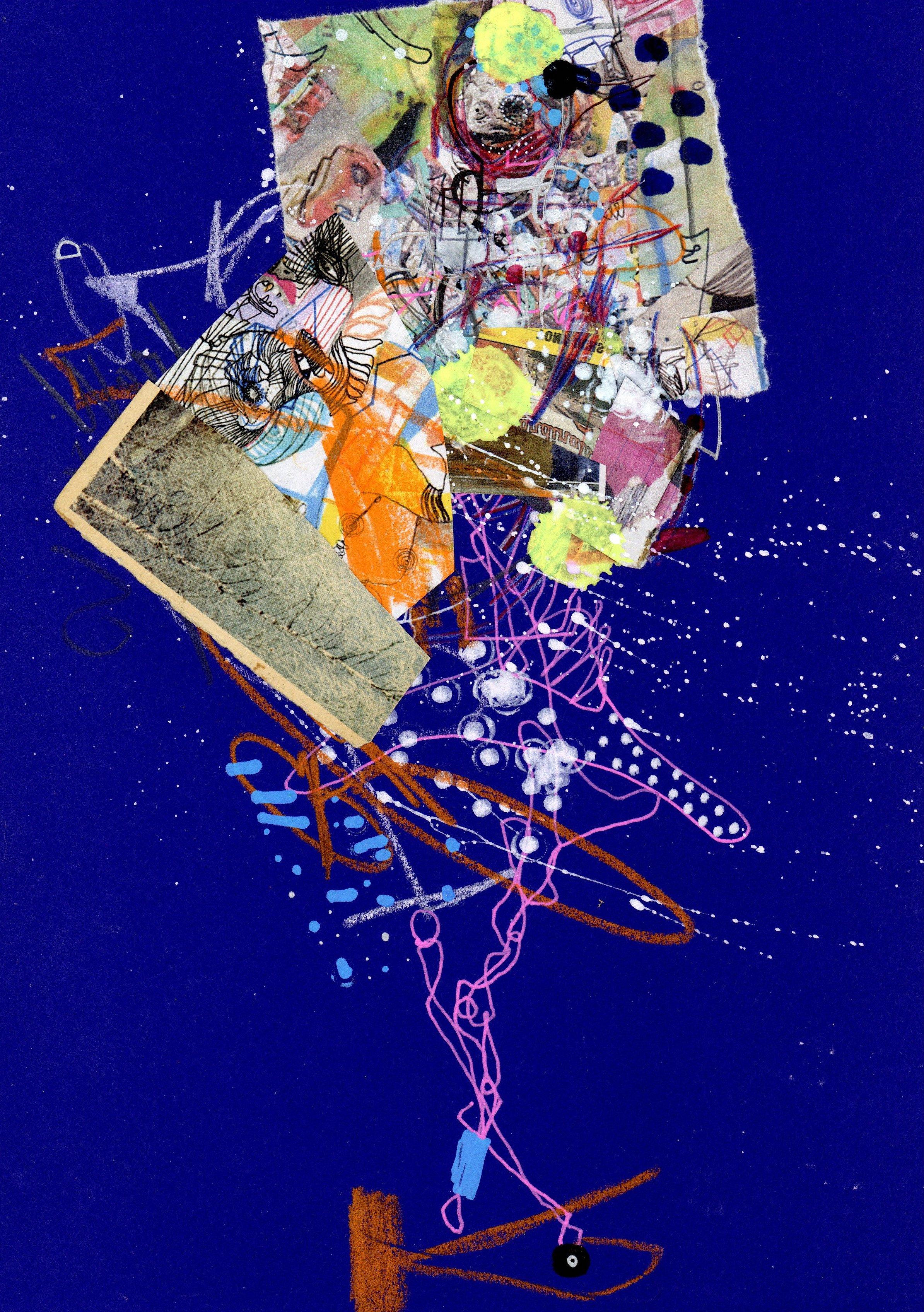 Amerikanische zeitgenössische Kunst von Michael Alan – Psychische Selbst Verteidigung