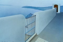 Art contemporain américain d'Elena Borstein - Blue Gate III