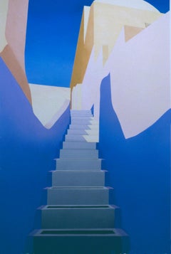 Art contemporain américain d'Elena Borstein - Thira Stairway