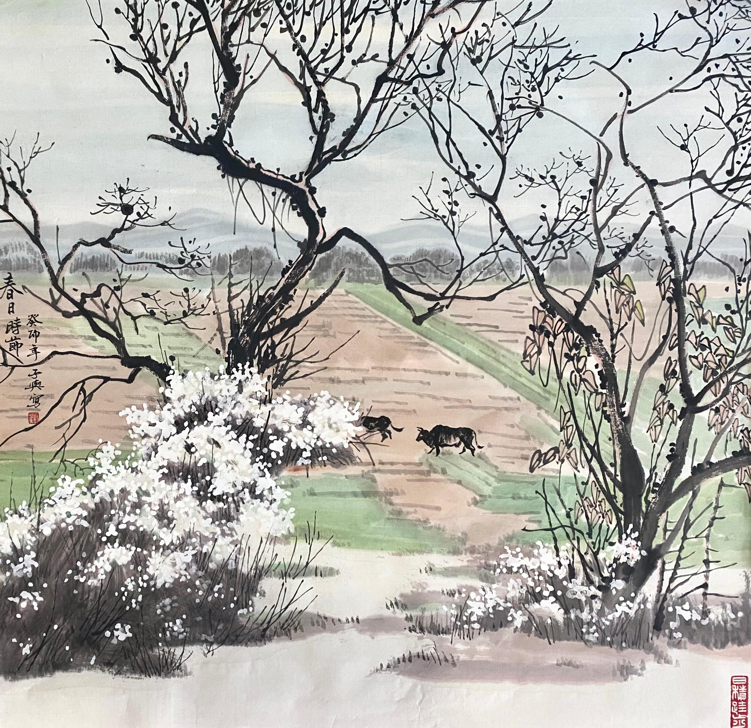 Tinte auf Papier

Liu Ziyu ist ein 1978 geborener chinesischer Künstler, der in Peking lebt und arbeitet. Er schloss 2020 sein Studium an der Moskauer Staatlichen Stroganow-Akademie für Kunst und Industrie mit einem Doktortitel ab. Er ist Mitglied