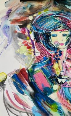 Art contemporain chinois de Li Qingyan - Let's Go Horseback Riding