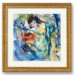 Art contemporain chinois de Li Qingyan - Le bonheur n'est pas loin